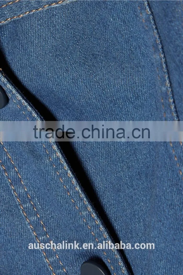 2016 new style high quality denim jacket women cheap made in china