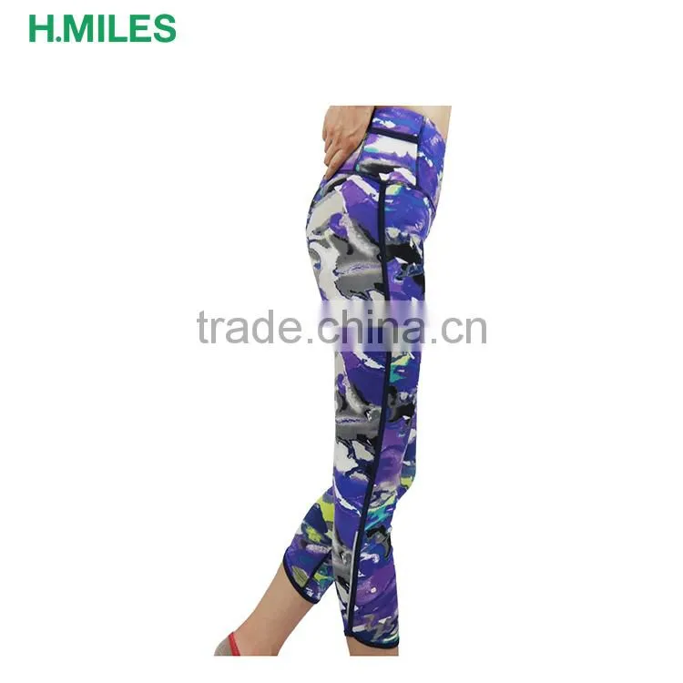 Custom plus size supplex yoga tights push up fitness leggings pants for women