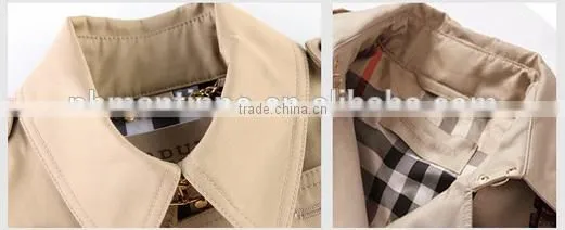 double breasted fashion design winter women coat