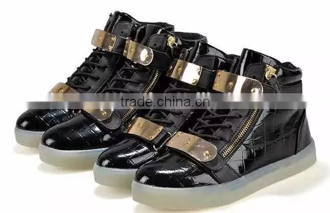 Boy and girls LED lights sports shoes