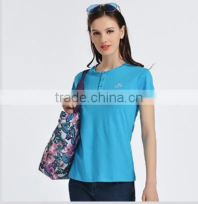 high elasticity fitness clothing blank t-shirt with soft fabric