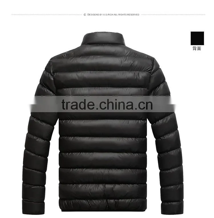 Winter Jacket Men 2016 Men Cotton Blend Coats Zipper Mens Jacket Casual Thick Outwear For Men Asia Size 4XL Clothing Male