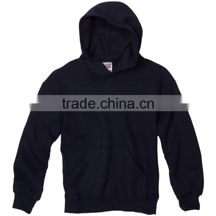 Custom Design Printing Wholesale Cheap Kids Fleece Blank Pullover Hoodie