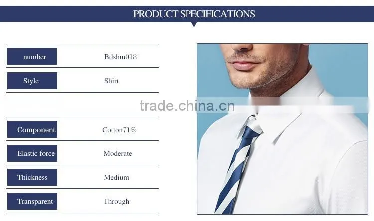 High Quality Slim Fit Shirts Office Men Dress Shirts