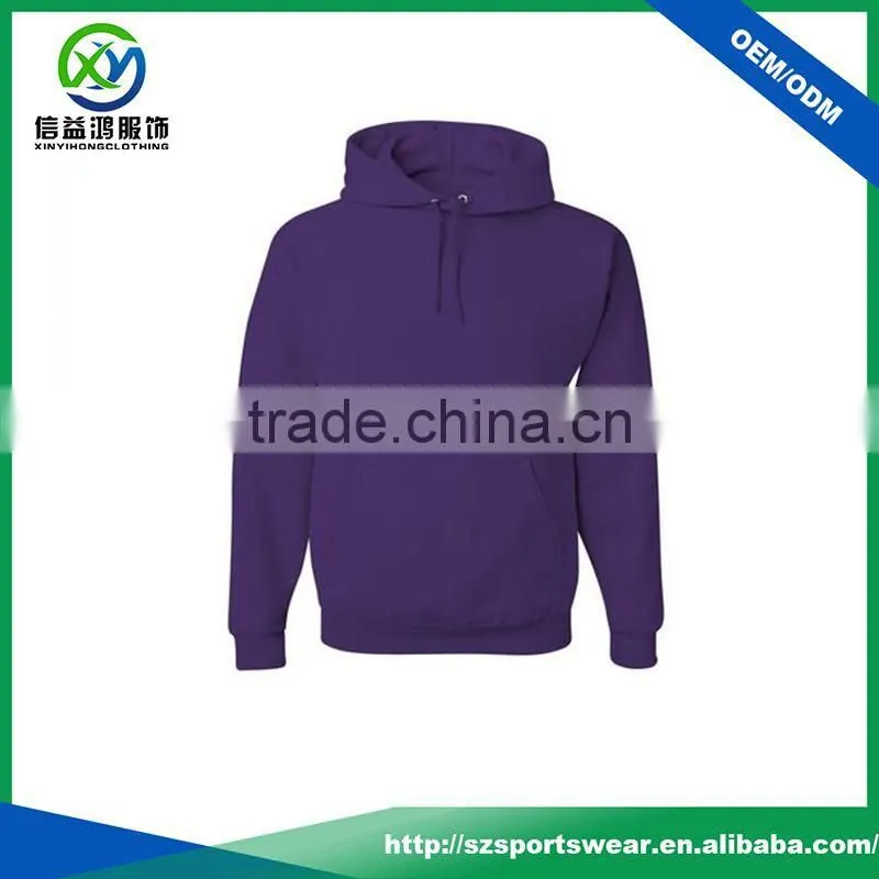 Top Quality Cotton Spandex Custom Pullover Sports Hoodie For Man