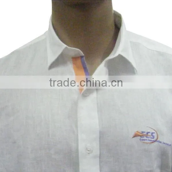 men's 100% linen shirts