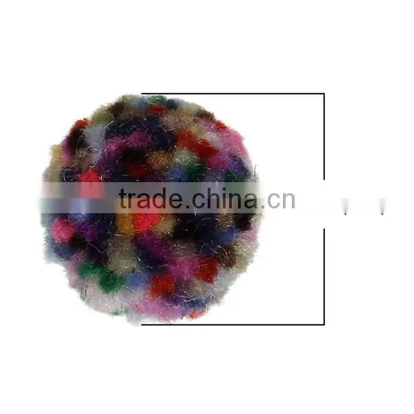 Polyamide Nylon Pom Pom Balls DIY Craft Decoration Multicolor Round 20mm Dia.