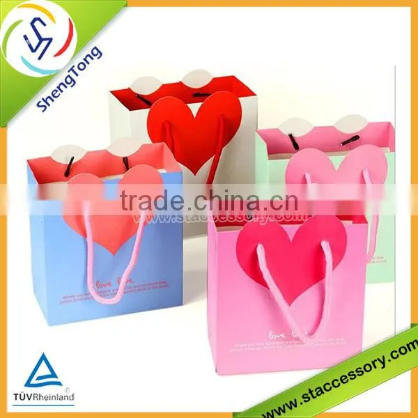 Fancy and high quality cute paper bag /customized paper gift bag hot selling
