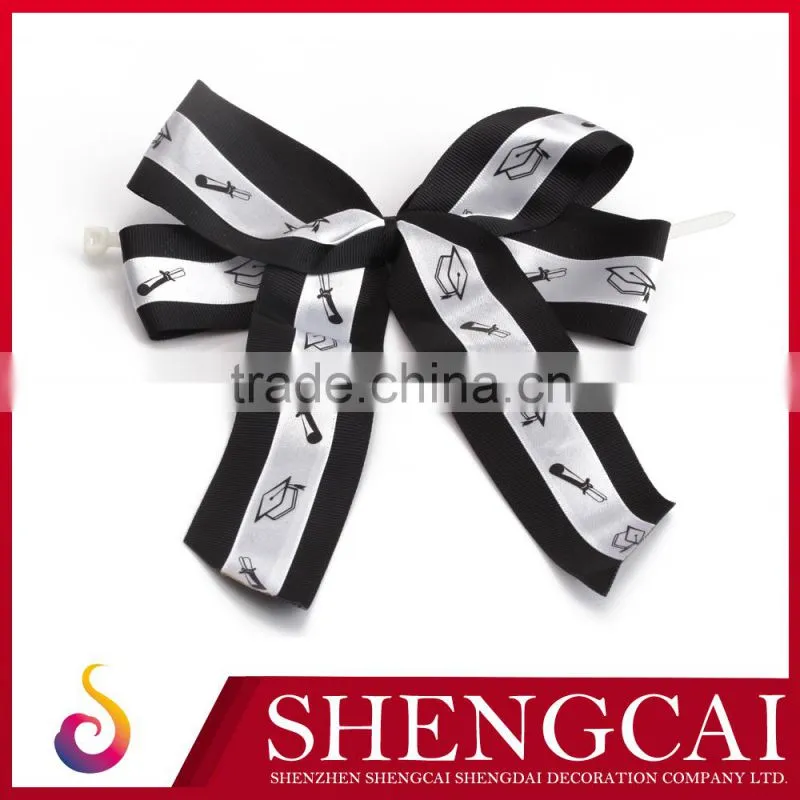 Fashion Cheer Bow Grosgrain Ribbon Hair Bows For Kids