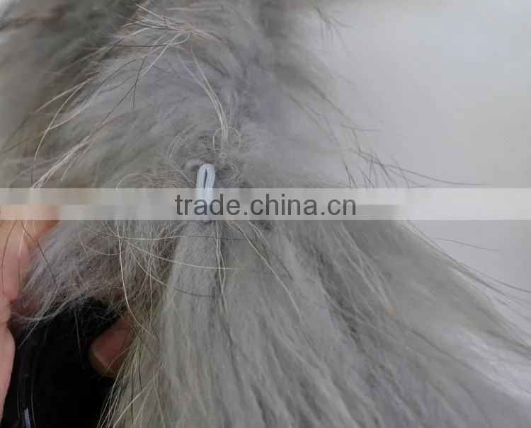 YR726 Chongfu China New Arrival Geuine Raccoon Knit Fur Vest/Women Fur Vest OME