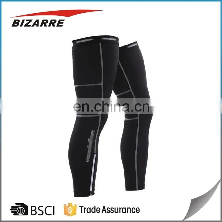 Sublimation custom leg sleeves cycling wholesale foot long sleeve compression