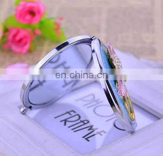 Dolphine Design Your Own Compact Mirror Big Makeup Mirror Portable Cosmetic Mirror
