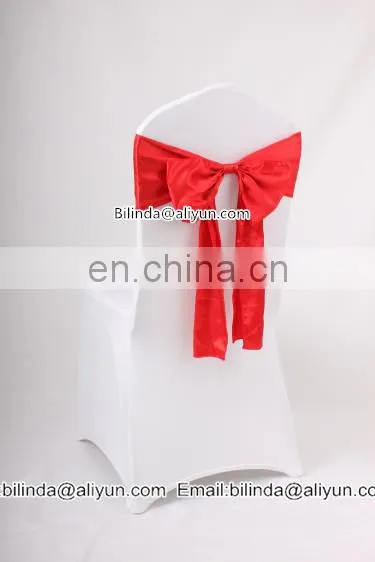 OEM factory wedding chair cover sash,chair bows with butterfly