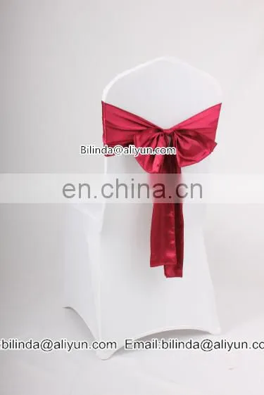 OEM factory wedding chair cover sash,chair bows with butterfly