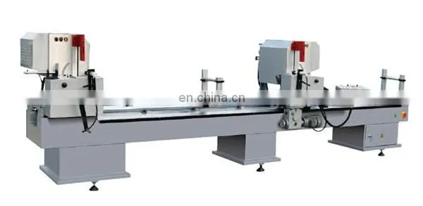 Aluminum double head miter saw angle cutting machine Window door making machine
