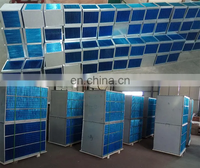 anti-corrosion 2-side press shaping aluminum plate air to air HRV core for air exchanger unit