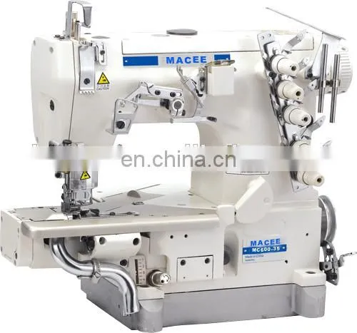 600-35 CYLINDER BED INTERLOCK SEWING MACHINE WITH LEFT CUTTER