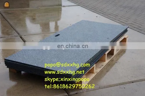 HDPE plastic rig mat in high density polyethylene sheet for drilling machine