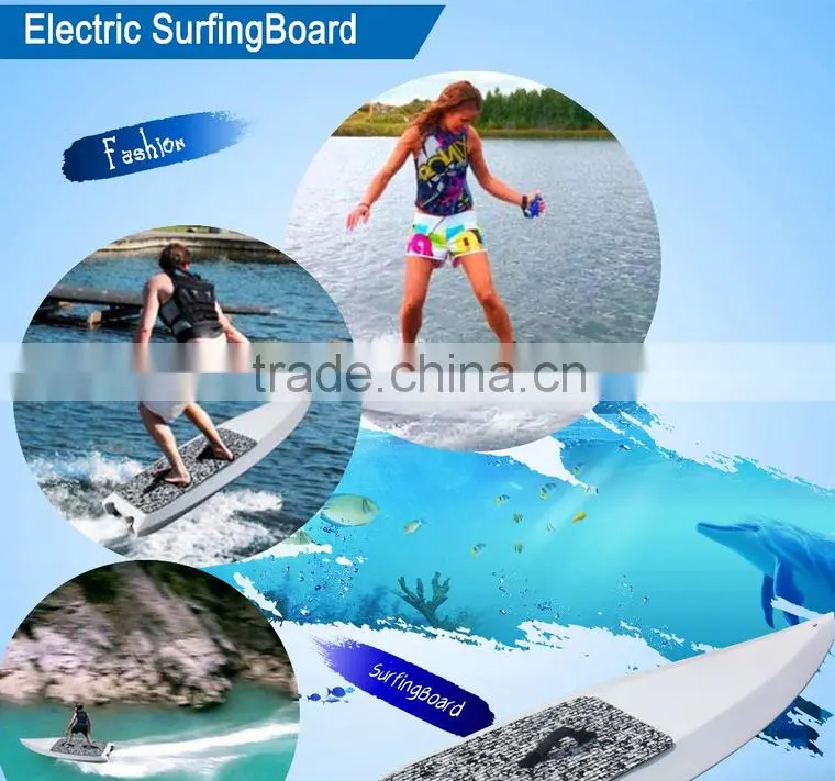 2016 Newest Factory price cool water sports electronic surfing board with remote control to Security Handle