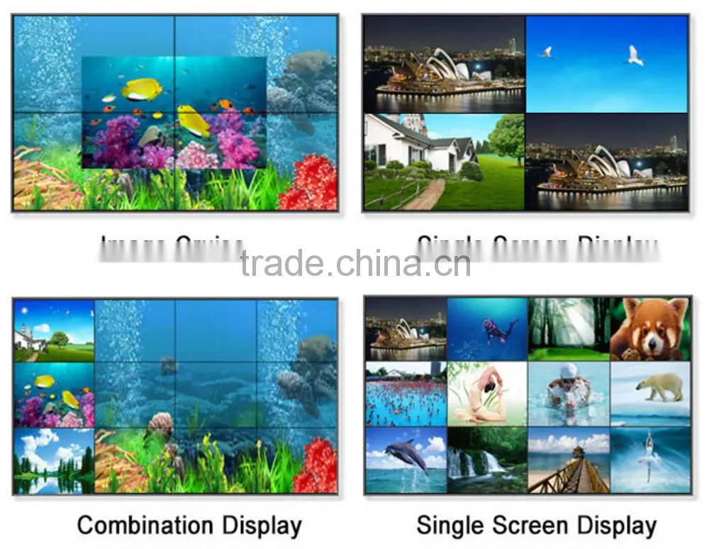 5.3mm super narrow bezel 55 inch lcd video wall display screen