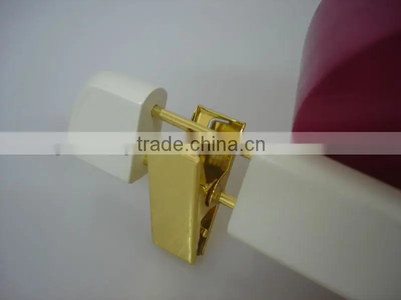 Children wooden top hanger yellowish white kids wooden hanger