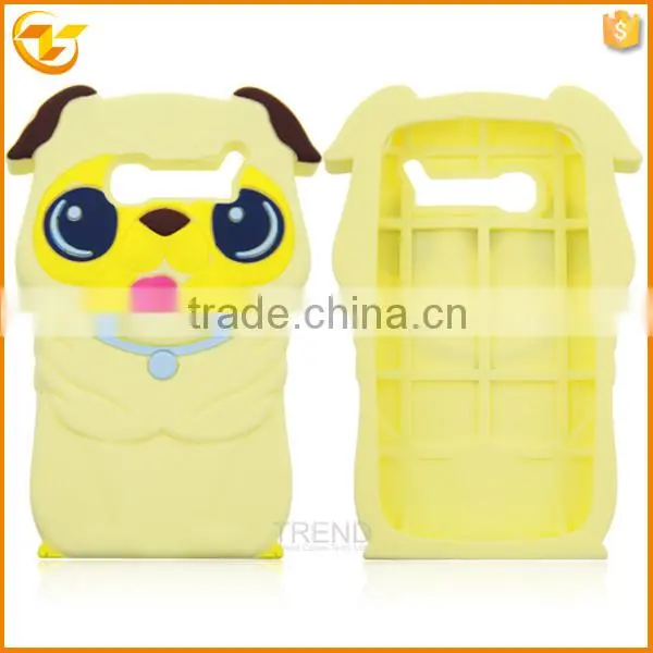 Dog silicon cover case for alcatel one touch pop c5