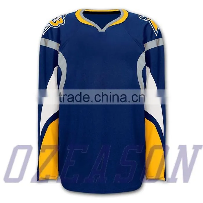 100% polyester Wholesale Cumstom Hockey Jersey / Ice Hockey jersey