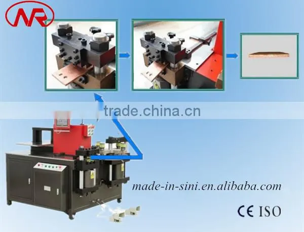 NR303E-3-S CNC Multifunction Hydraulic Bending Punching Busbar Processing Machine