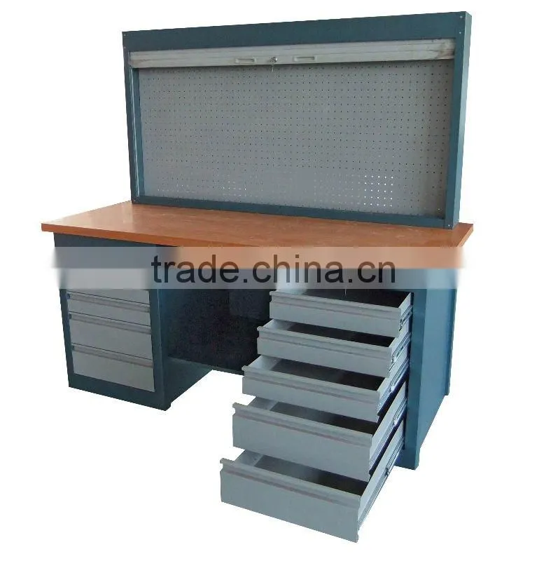 Metal Garage Workbench, Steel workshop work bench AX-3124