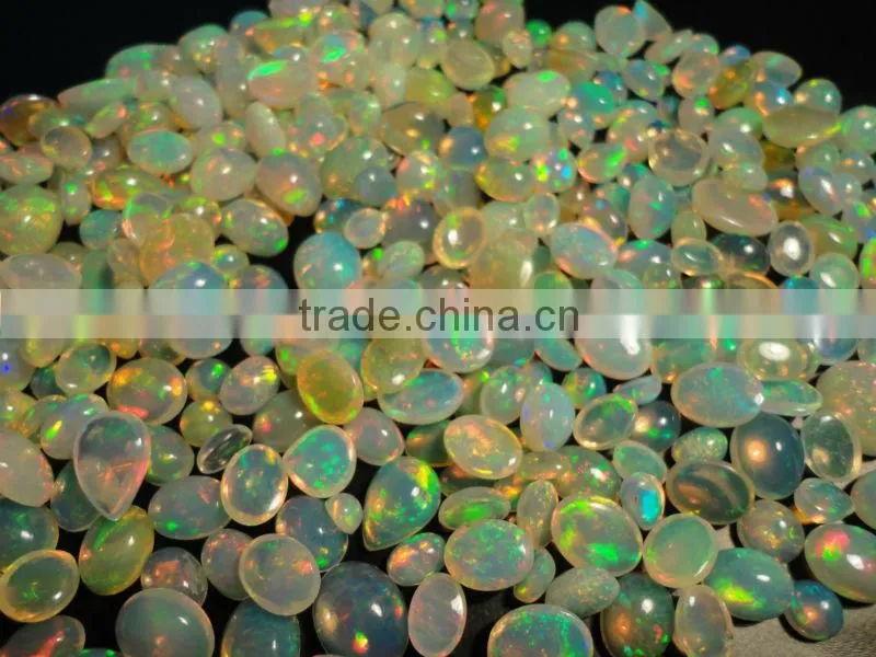Fire welo opal Ethiopian cabochon calibrated natrual semi precious stones gems strands