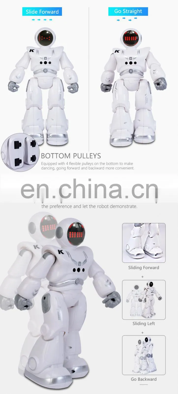 HOT JJRC R18 RC Robot Gesture Sensor Intelligent Programming Automatic Presentation Robot RC Toys with Music