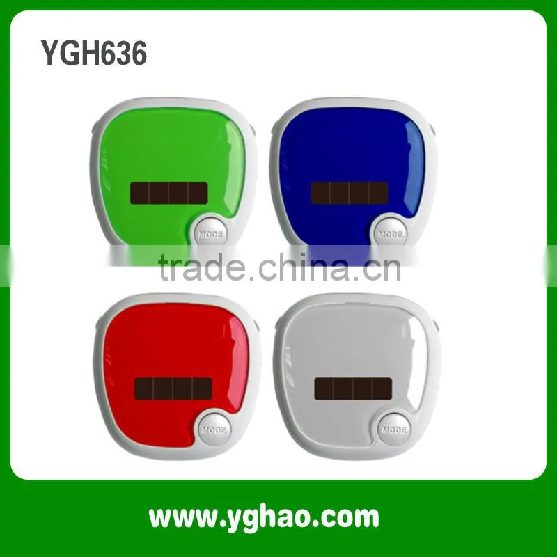 China Top Ten Selling Products Fitness Tracker Solar Pedometer