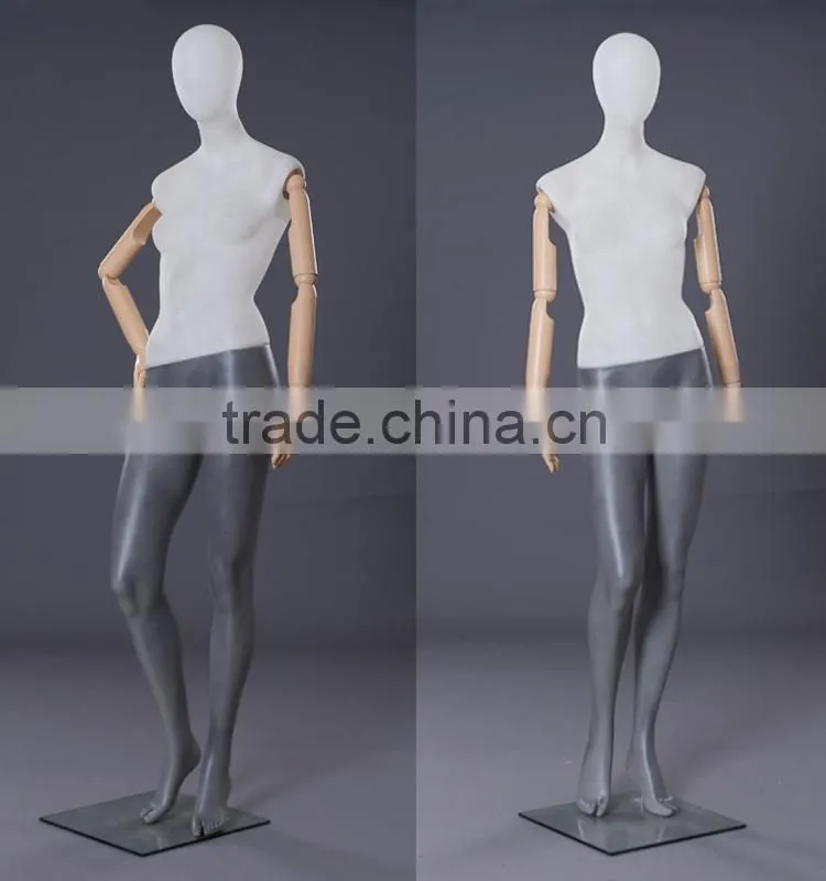 stand flexible full body female mannequin