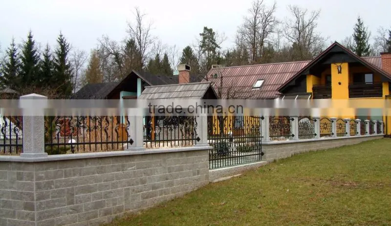 Factory price cheap wrought iron fence wholesale