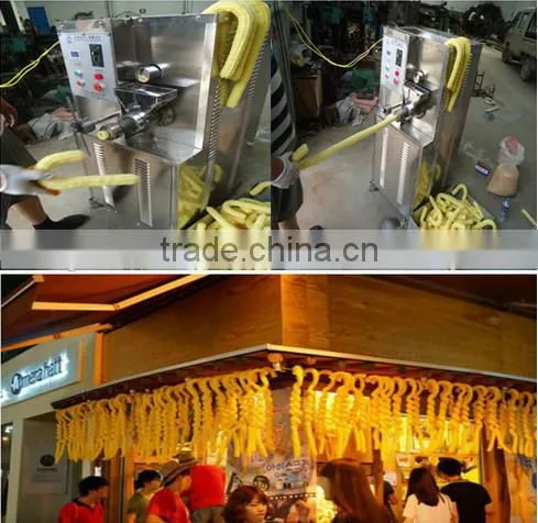 Ice cream hollow tube expanding machine