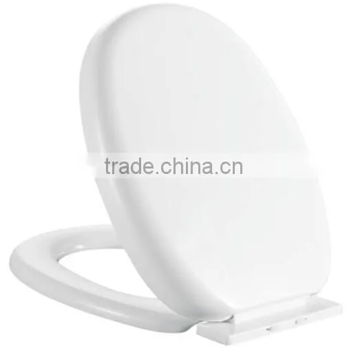HL-024 MEIYE PP 435*353*58mm Round Soft-closing Toilet Seat Cover Ramp Down Toilet Lid