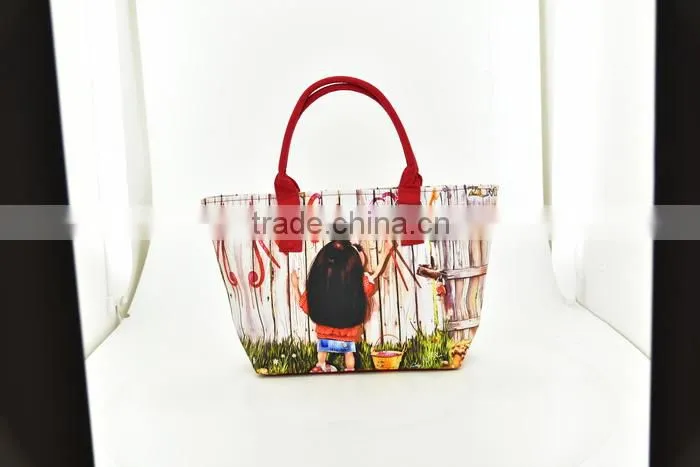 118 canton fair show bag special craft digital printing cotton canvas tote bag