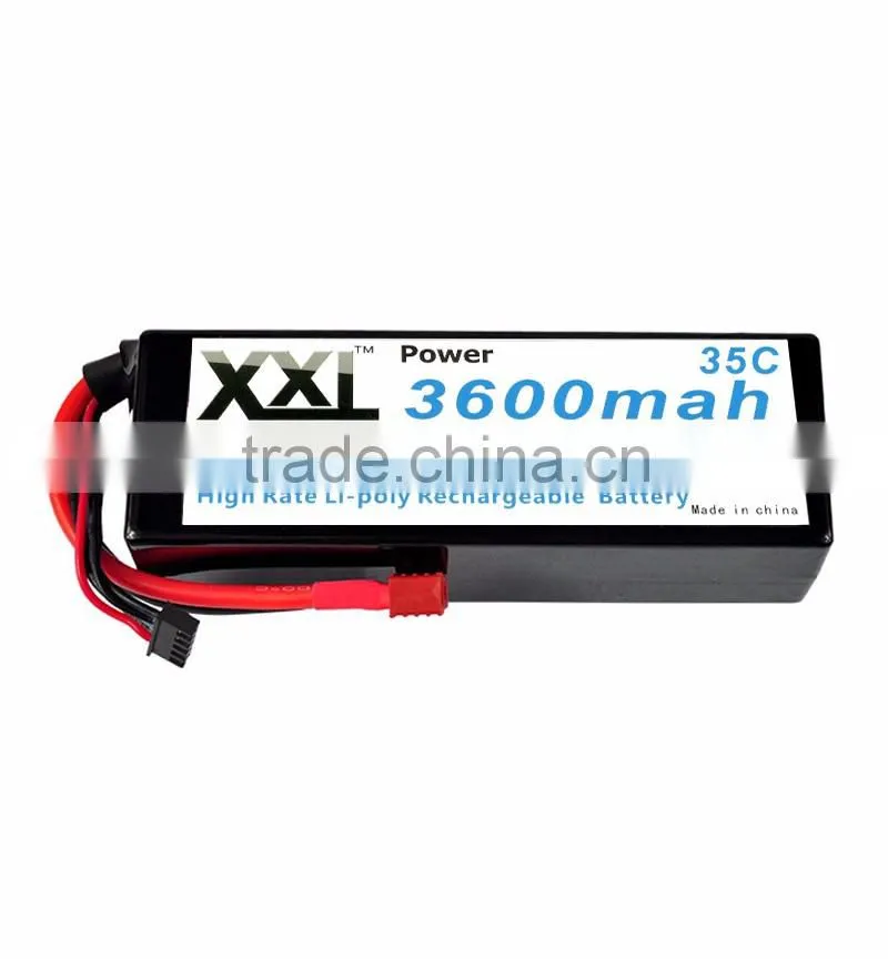 XXL High Capacity rechargeable lipo battery 3600mah 11.1V for RC Model