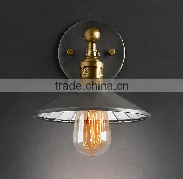 Gunmetal Grand Edison Caged Sconce Wall Lamp