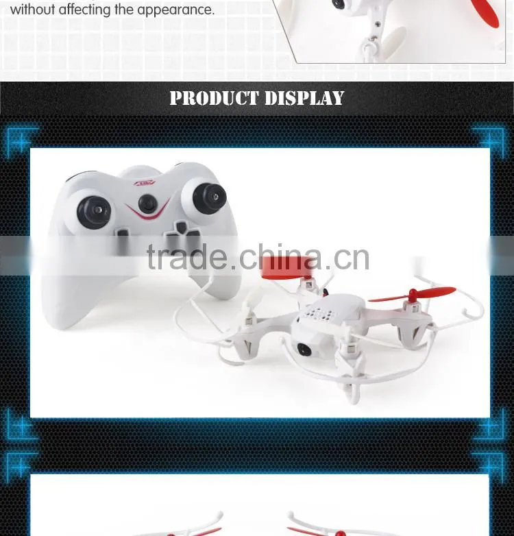 2015 new2.4G 4CH 6 axis 3D flip frame camera drone RC Quadcopter with 0.3MP camera JY001