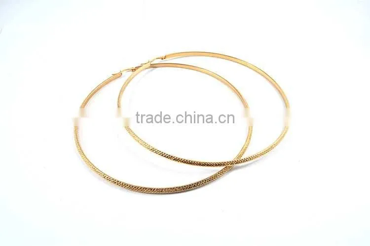 Old fashion earring Simple big round shape earring jewelry