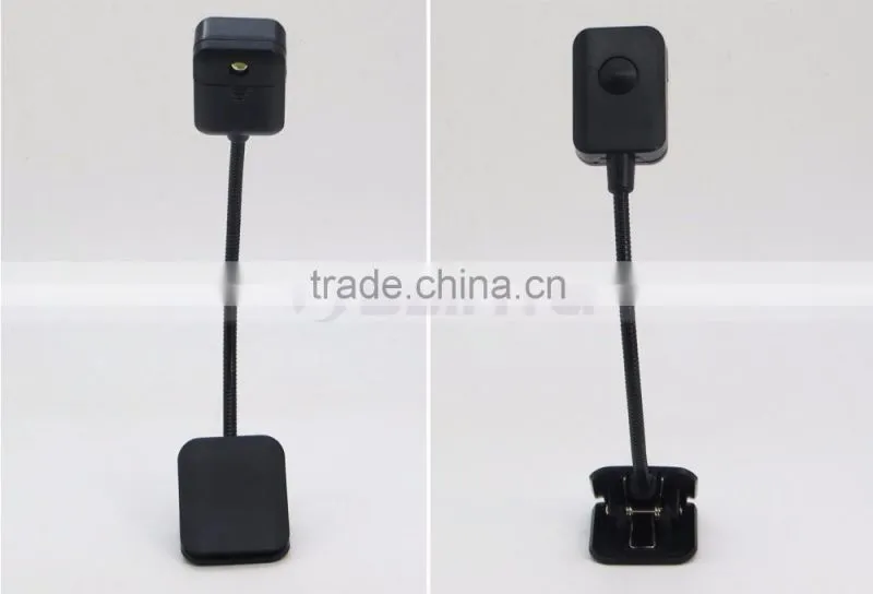 IP33 Grade 7lm LED Warm White Light Source LED Clip On Book Light