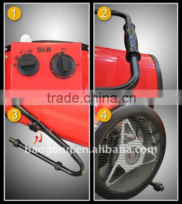 9kw cylinder electric heater