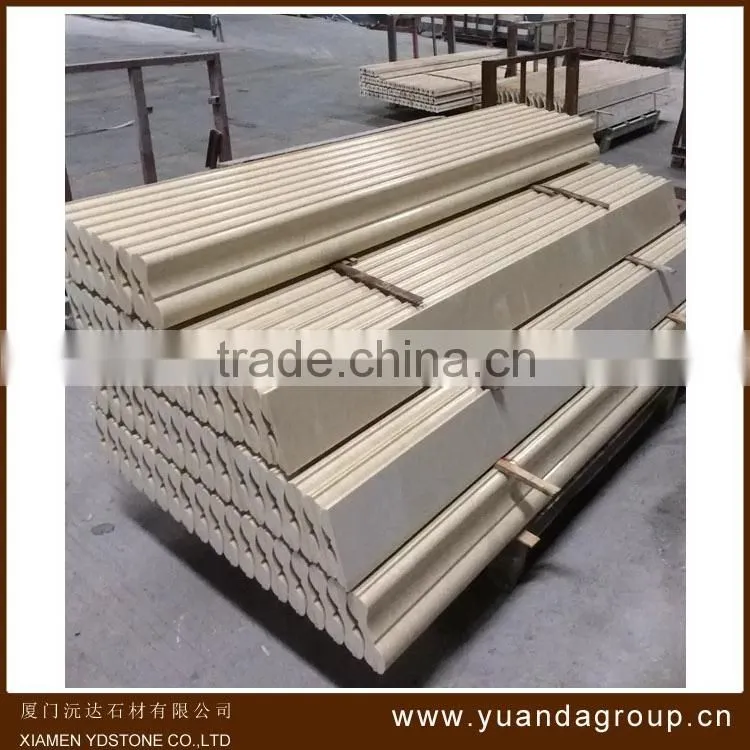 Top level hot selling white marble vertical stairs