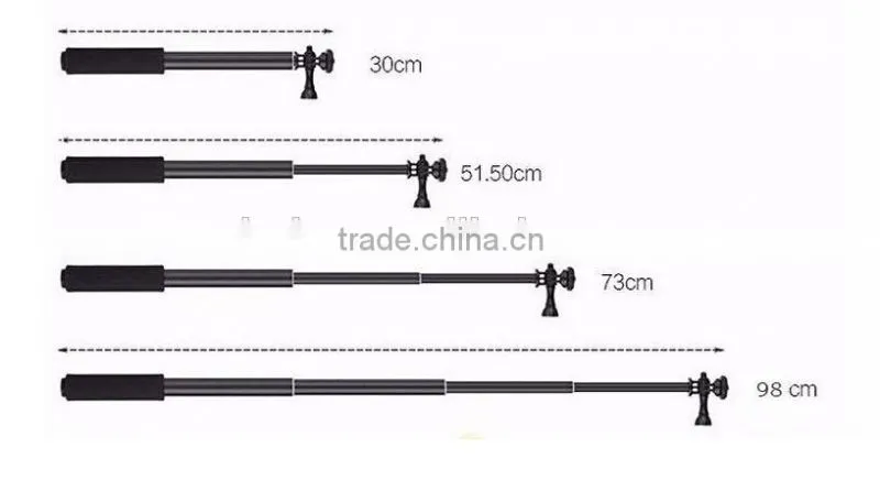 Sports Camera GoPros Selfie Stick with 1/4 Screw Adapter Monopod Selfie Ring Light