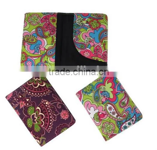 Custom Canvas Fabric Passport Holder, Passport Cover