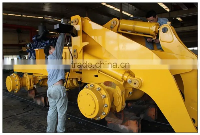 Chinese Supplier Earth Moving Machine Log Loader With Trailer Wheel Loader price for sale