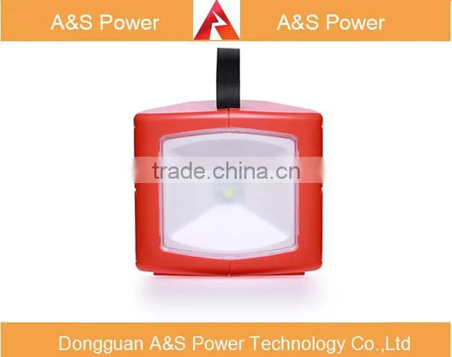 Solar LED lantern with USB and solar panel for camping lamp