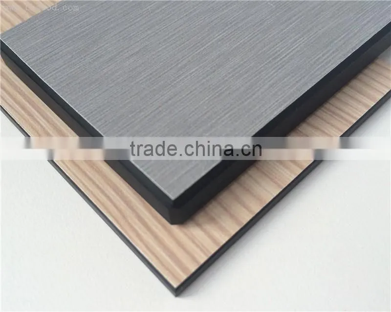 Woodgrain decorative compact laminate hpl fence fence panels