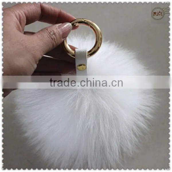 Fluffy Fox Fur Pompons in Factory Wholesale Price